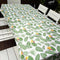White Tablecloth with Delicious Monster & Strelitzia - Something From Home - South African Shop