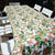 South African Shop - White Tablecloth with Watercolour Strelitzia- - Something From Home