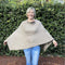 South African Shop - Winter Poncho - Light Brown- - Something From Home