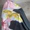 South African Shop - Winter Scarf - Black with Pink Flowers- - Something From Home