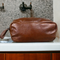South African Shop - Woesmooi Genuine leather Shaving bag - Light brown- - Something From Home