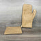 South African Shop - Woesmooi Genuine leather gloves & potholder - TAN- - Something From Home
