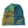 Springbok Beanies with South African Flag and Springbok logo for warmth and support