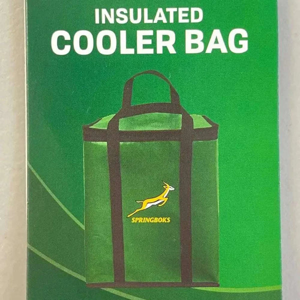 Springbok Insulated Cooler Bag with durable zipper and reinforced straps, keeps food hot or cold for 4-6 hours, holds 24+ cans.