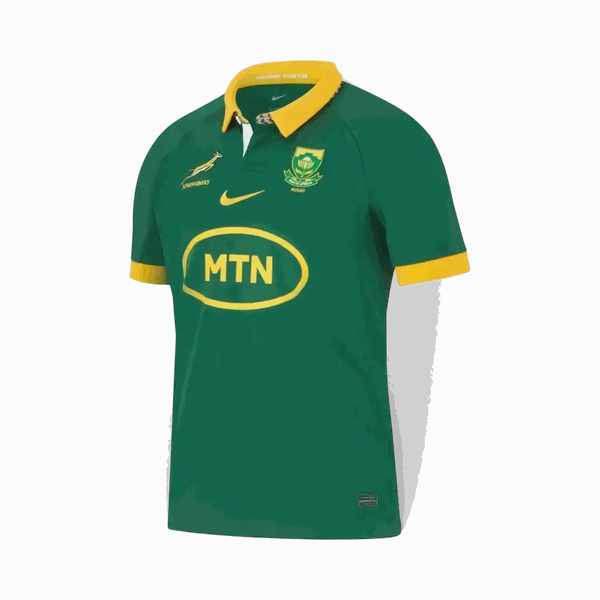2026 Nike Springboks Home Stadium jersey in green and gold with Springbok and SA Rugby crest, size 2X-Large