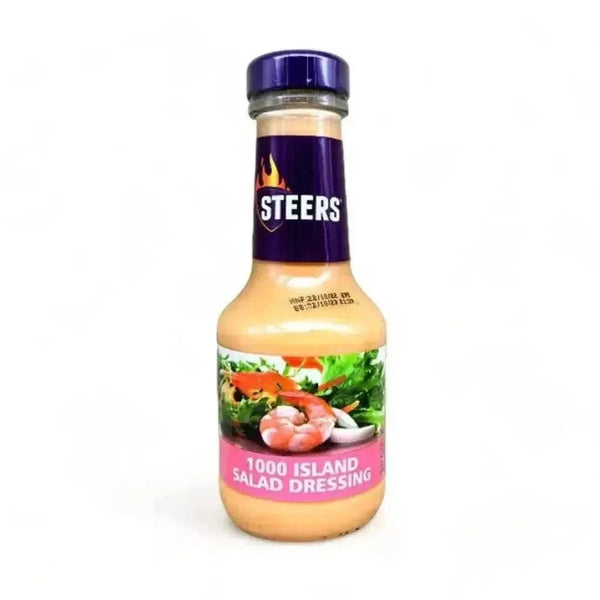 Steers 1000 Island Salad Dressing Sauce in 375ml glass bottle