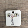 Stud Earrings - Hexagon Pug Faces - Something From Home - South African Shop