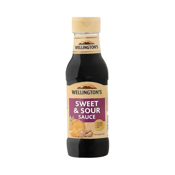 Wellington Sweet & Sour Sauce 375ml bottle gluten and dairy free