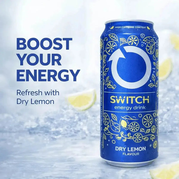Switch Energy Drink - Dry Lemon - 500ml Facebook Ad