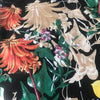 Tablecloth - Black with Orange Flowers - Something From Home - South African Shop