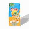 Tropika Orange flavoured dairy fruit mix 200ml carton with tropical design and orange fruit images