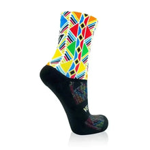 Versus Limited Heritage 2.0 Elite athletic socks with seamless toe, cushioned heel, moisture-wicking fabric, and arch support.