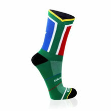 Versus SA Flag Active Socks with cushioned heel, seamless toe, moisture-wicking material, and arch support for sports and training