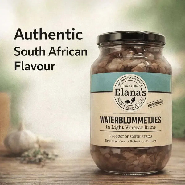 Elana's Waterblommetjies in light vinegar brine - 1kg Facebook Ad