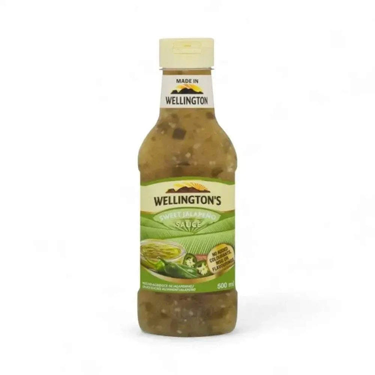 Wellington Sauce Jalapeno 500ml bottle sweet and spicy jalapeno flavor no artificial additives