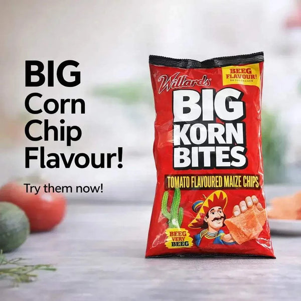 Willards Big Korn Bites Tomato 120g Facebook Ad
