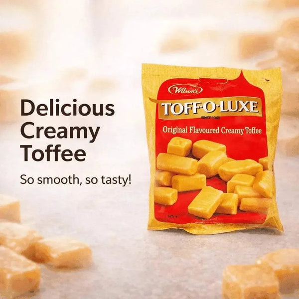 Wilsons Toff-O-Luxe original Flavoured Creamy Toffee - 125g Facebook Ad