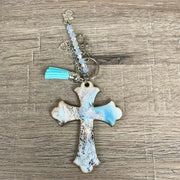 Keyring - Wooden Cross - Something From Home - South African Shop