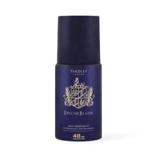Yardley English Blazer Blue Roll-On 50ml with masculine fragrance and 48-hour protection.