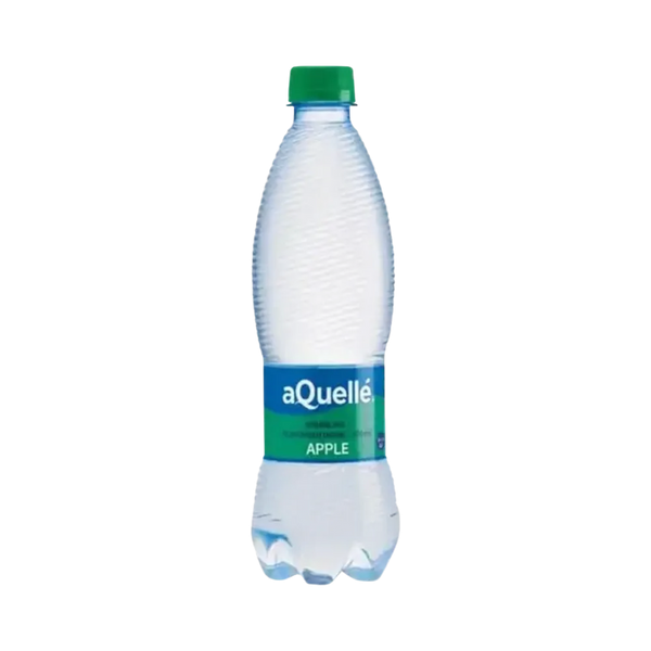 aQuellé Apple Flavoured Sparkling Water 500ml bottle