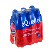 aQuellé Flavoured Sparkling Water - Watermelon (Pack of 6 x 500ml)