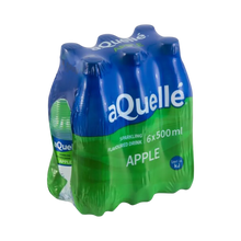 aQuellé Flavoured Sparkling Water - Apple 500ml (Pack of 6 x 500ml)