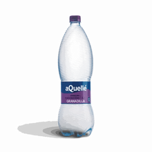 aQuellé Granadilla Flavoured Sparkling Water 500ml bottle