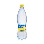 aQuellé Pineapple Flavoured Sparkling Water 500ml bottle