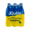 aQuellé Pineapple Flavoured Sparkling Water 6 × 500ml multipack front view