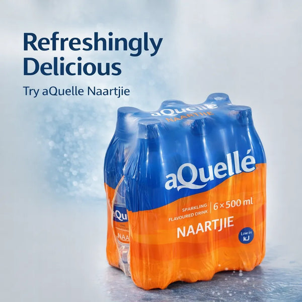 aQuellé Flavoured Sparkling Water - Naartjie (Pack of 6 x 500ml) Facebook Ad