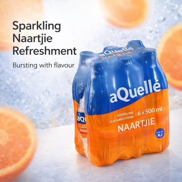 aQuellé Flavoured Sparkling Water - Naartjie (Pack of 6 x 500ml) Facebook Ad