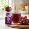 Liqui-Fruit Red Grape 100% Juice 300ml served chilled with grapes