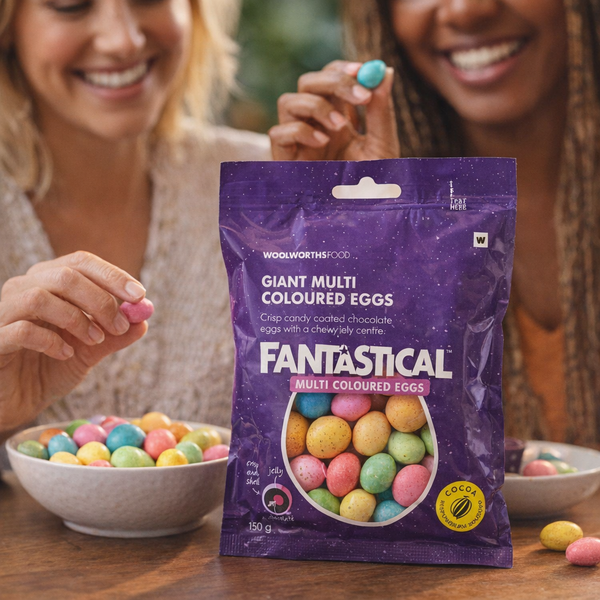 Woolworths Fantastical Coloured Eggs Giant - 150g Facebook Ad