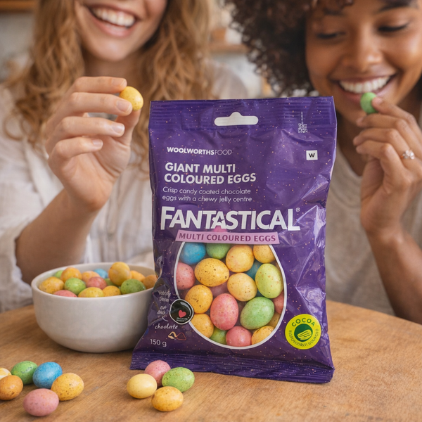 Woolworths Fantastical Coloured Eggs Giant - 150g Facebook Ad