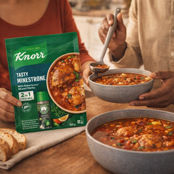 Knorr Tasty Minestrone 2-in-1 Stew Mix 50g Facebook Ad