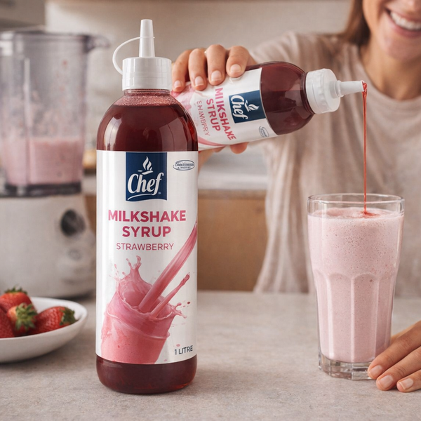 Chef Pro Milkshake Syrup (Strawberry) - 1 Litre Facebook Ad