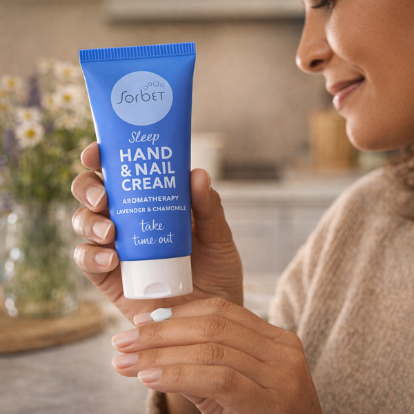 Sorbet Sleep Lavender & Chamomile Hand & Nail Cream 50ml Facebook Ad