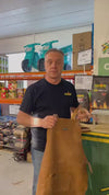 Woesmooi Genuine leather gloves & potholder *