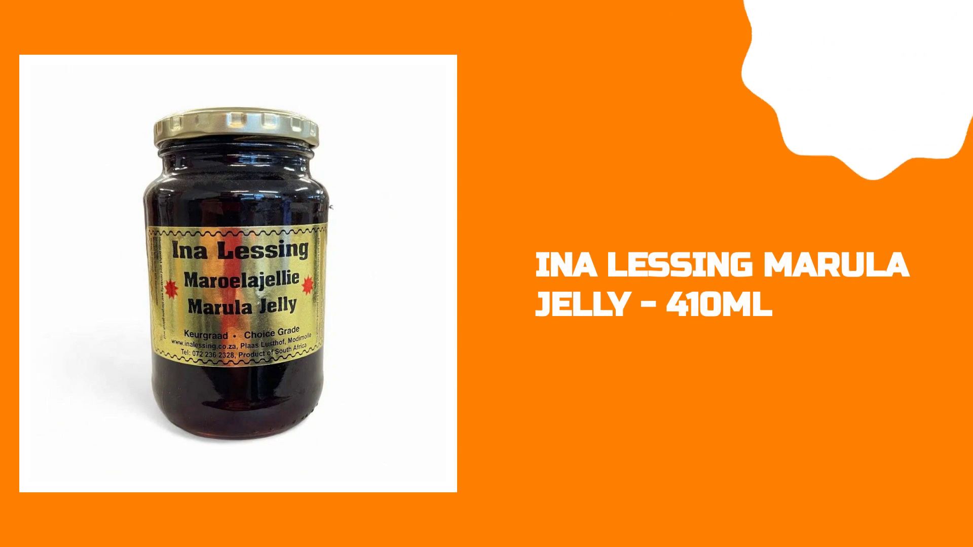 Ina Lessing Marula Jelly - 500g | Delicious Fruit Jam for Any Occasion ...