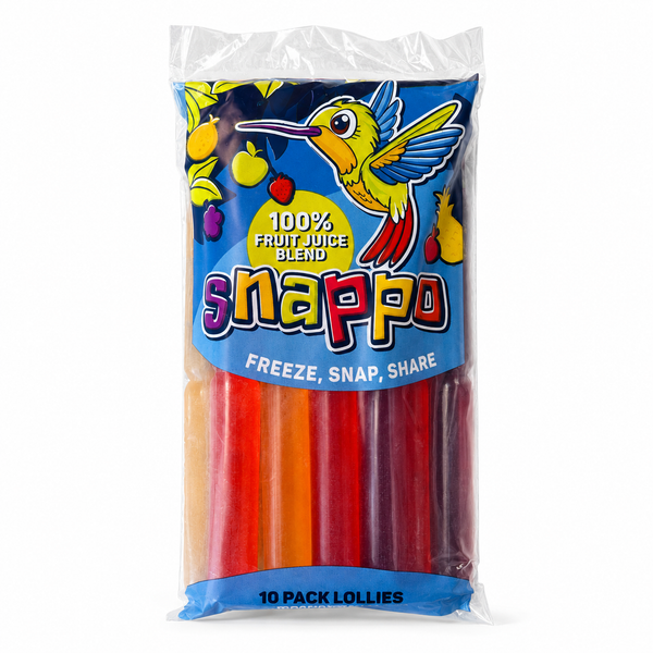 Snappo Assorted Ice Lollies 10 x 90ml